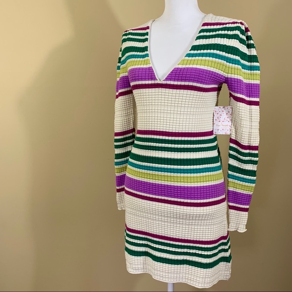 SOLD NEW Free People Gidget Knit Sweater Dress - Picture 3 of 8